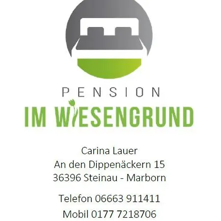 Pension Im Wiesengrund Steinau Marborn Steinau an der Strasse Exterior photo